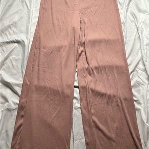 Pink Flared pants